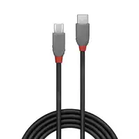 Lindy 36891 cable USB USB 2.0 1 m USB C Micro-USB B Negro, Gris