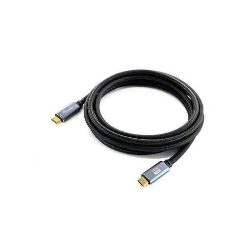 Equip 128357 Cable USB 3.2 Gen 2 C a C, M/M, 2,0m, PD100W , 4K/60Hz, 10Gbps, Negro