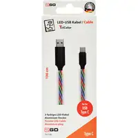 2GO 797146 cable USB 1 m USB B USB C Multicolor
