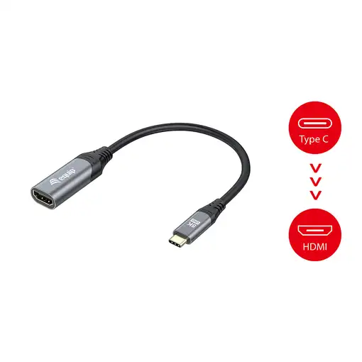 Equip Adaptador USB-C a HDMI 2.1, 8K/30Hz