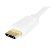 Equip Adaptador de USB-C a audio, color blanco