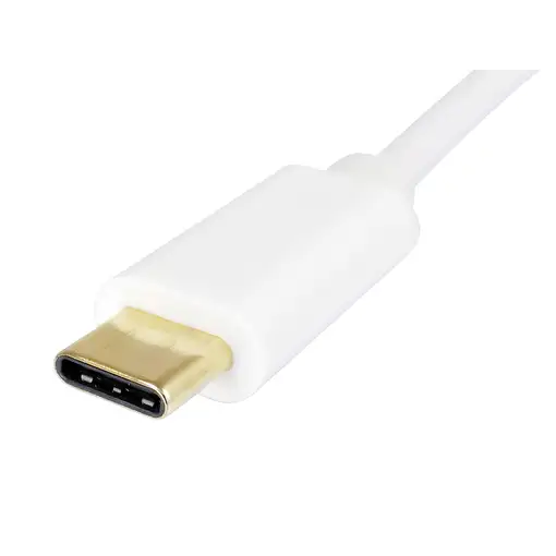 Equip Adaptador de USB-C a audio, color blanco