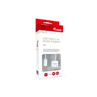 Equip Adaptador de USB-C a audio, color blanco