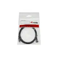 Equip Cable USB 2.0 C a C en ángulo de 90°, M/M, 3,0 m, PD 100 W, negro