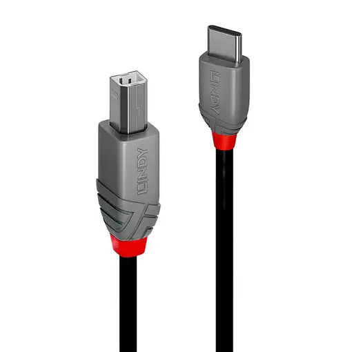 Lindy 36941 cable USB USB 2.0 1 m USB C USB B Negro