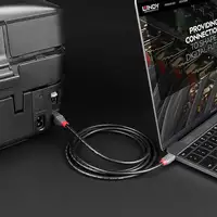 Lindy 36941 cable USB USB 2.0 1 m USB C USB B Negro