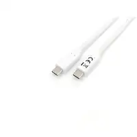 Equip 128362 Cable USB 3.2 Gen 1 C a C , M/M , 2,0m, PD 60W, 5Gbps, Blanco
