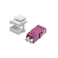 Digitus Acoplamiento para fibra óptica LC/LC dúplex, multimodo OM4, módulo Keyston