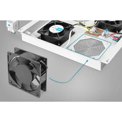 Digitus Ventilador para el uso en unidades de ventilación para armarios de red y d