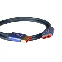 Alcasa 4814-SF020B cable DisplayPort 2 m Azul