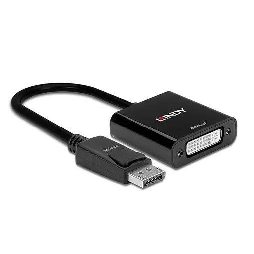 Lindy 41734 adaptador de cable de vídeo Negro