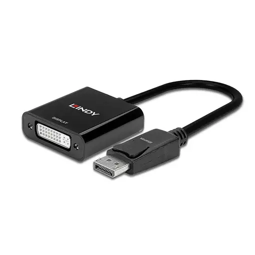 Lindy 41734 adaptador de cable de vídeo Negro