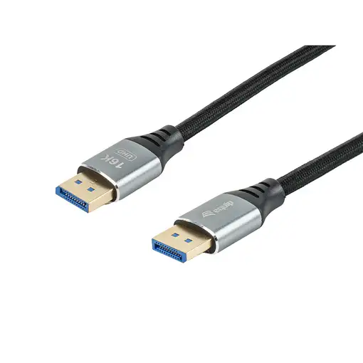 Equip 119281 Cable DisplayPort 2.1 Premium, 1,0m, 16K/60Hz, 54Gbps