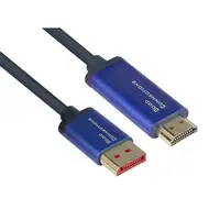 Alcasa 4860-SF020B adaptador de cable de vídeo 2 m DisplayPort HDMI Negro, Azul