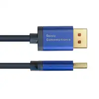 Alcasa 4860-SF020B adaptador de cable de vídeo 2 m DisplayPort HDMI Negro, Azul