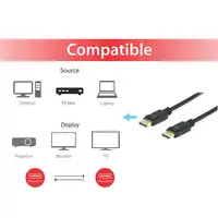 Equip 119256 Cable DisplayPort 1.4, 10 m, 8K/60 Hz