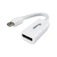 Equip Adaptador de Mini DisplayPort a DisplayPort, color blanco