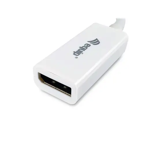 Equip Adaptador de Mini DisplayPort a DisplayPort, color blanco
