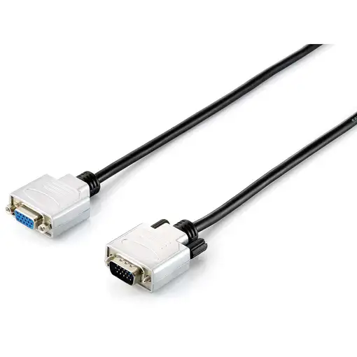 Equip 118852 cable VGA 5 m VGA (D-Sub) Negro, Plata