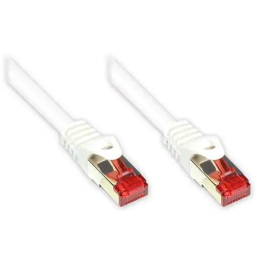 Alcasa 0.25m Cat6 S/FTP cable de red Blanco 0,25 m S/FTP (S-STP)