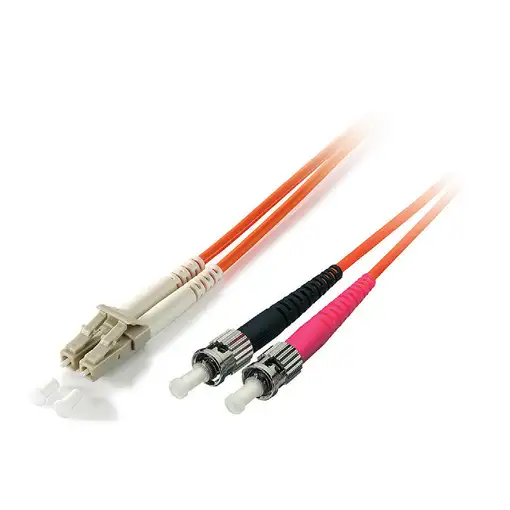 Equip 254237 Cable de fibra óptica e InfiniBand 15 m LC ST Naranja