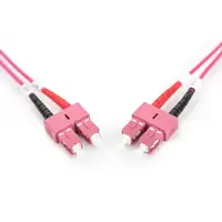 Digitus Cable de conexión multimode de fibra óptica, OM4, SC/SC