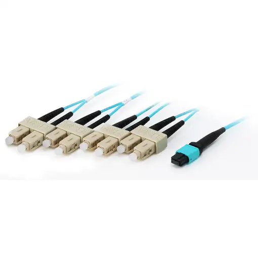 Equip 25557607 Cable de fibra óptica e InfiniBand 10 m MTP 4x SC Cian