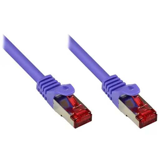 Alcasa 0.5m Cat6 S/FTP cable de red Violeta 0,5 m S/FTP (S-STP)