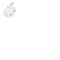 Equip 121111 conector RJ-11 (4P4C) Transparente