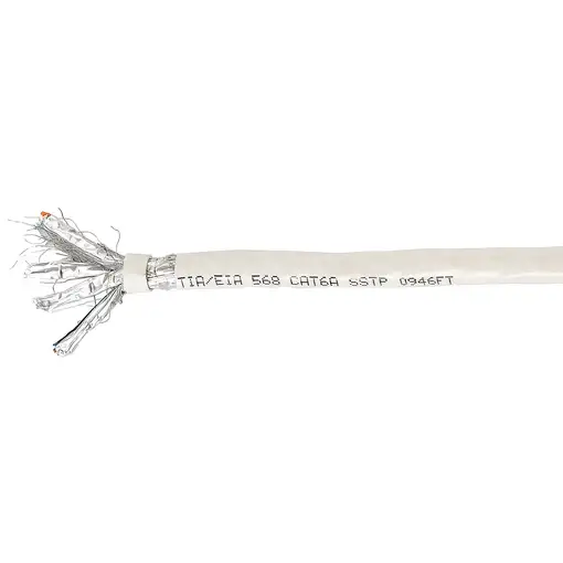 Equip 401491 cable de red Beige 100 m Cat6a S/FTP (S-STP)