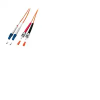 Equip LC/ST 50/125μm 10m Cable de fibra óptica e InfiniBand Naranja