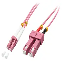 Lindy 46360 Cable de fibra óptica e InfiniBand 1 m LC SC Rosa