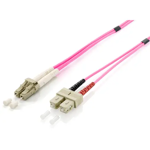 Equip 255539 Cable de fibra óptica e InfiniBand 0,5 m LC SC Violeta