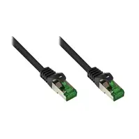 Alcasa 8062-H250S cable de red Negro 25 m Cat6a S/FTP (S-STP)