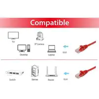 Equip 625429 cable de red Rojo 20 m Cat6 U/UTP (UTP)