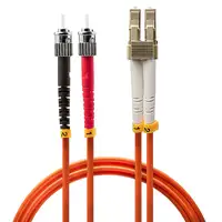Lindy 46491 Cable de fibra óptica e InfiniBand 2 m LC ST Naranja