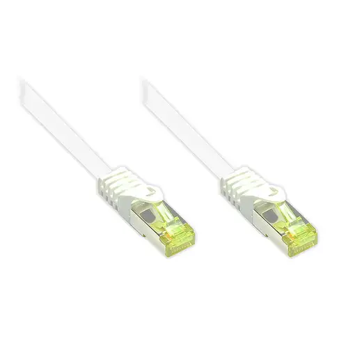 Alcasa S/FTP Cat.7 0.5m cable de red Blanco 0,5 m Cat7 S/FTP (S-STP)