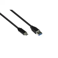 Alcasa GC-M0127 cable USB USB 3.2 Gen 1 (3.1 Gen 1) 1 m USB A USB C Negro