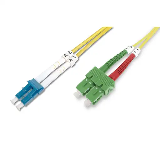 Digitus Fibra óptica modo único cable de conexión SC ( APC ) a LC ( PC )