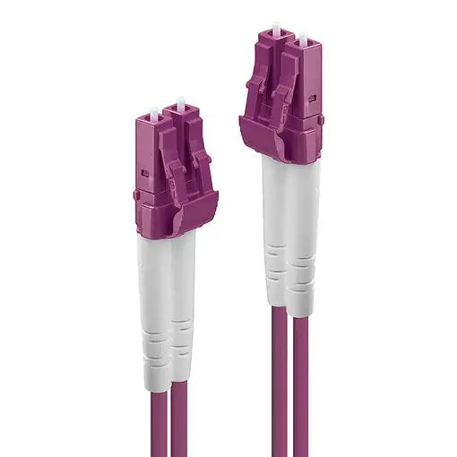 Lindy 46345 Cable de fibra óptica e InfiniBand 15 m LC Rosa