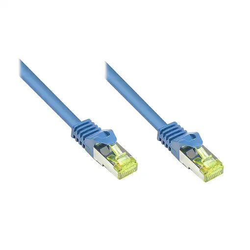 Alcasa 0.5m Cat7 S/FTP cable de red Azul 0,5 m S/FTP (S-STP)
