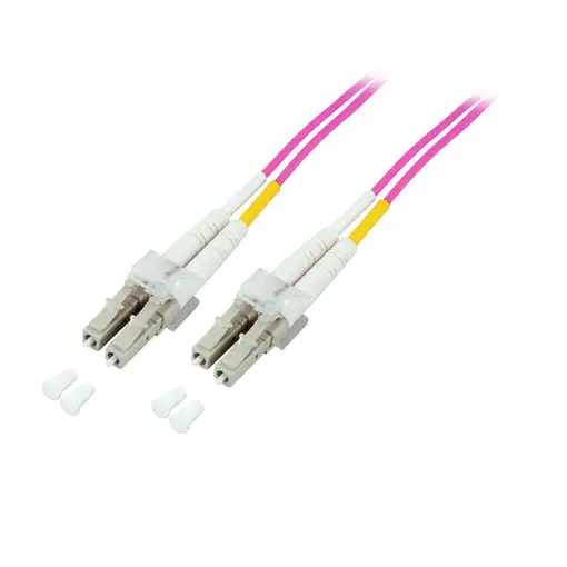 EFB Elektronik O0319.2 Cable de fibra óptica e InfiniBand 2 m LC Violeta
