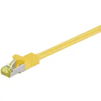 Goobay RJ-45 CAT7 0.5m cable de red Amarillo 0,5 m S/FTP (S-STP)
