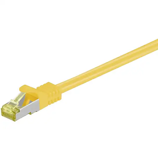 Goobay RJ-45 CAT7 0.5m cable de red Amarillo 0,5 m S/FTP (S-STP)