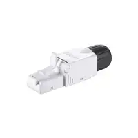 Equip 121162 conector RJ-45 Negro, Blanco