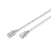 Digitus Cable de interconexión CAT 6A F-FTP Slim, 1,5 m, gris