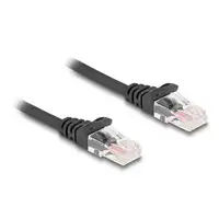 DeLOCK Cable RJ45 en espiral, macho a macho, Cat.5e 1 m, negro