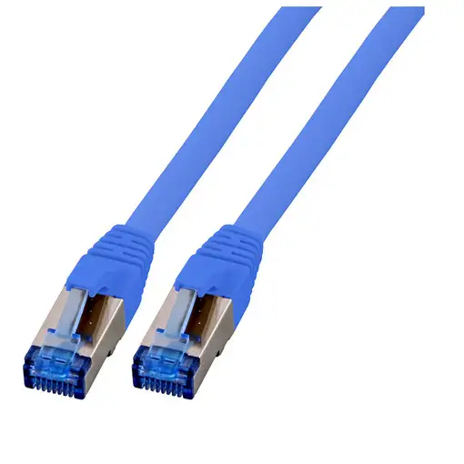 EFB Elektronik K5525FBL.5 cable de red Azul 5 m Cat6a S/FTP (S-STP)