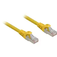 Sharkoon Cat.6a SFTP cable de red Amarillo 3 m Cat6a S/FTP (S-STP)