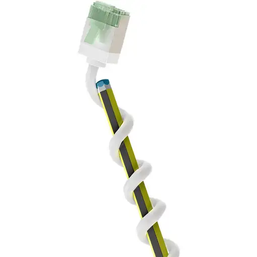 Goobay 74363 cable de red Blanco 5 m Cat8.1 U/FTP (STP)